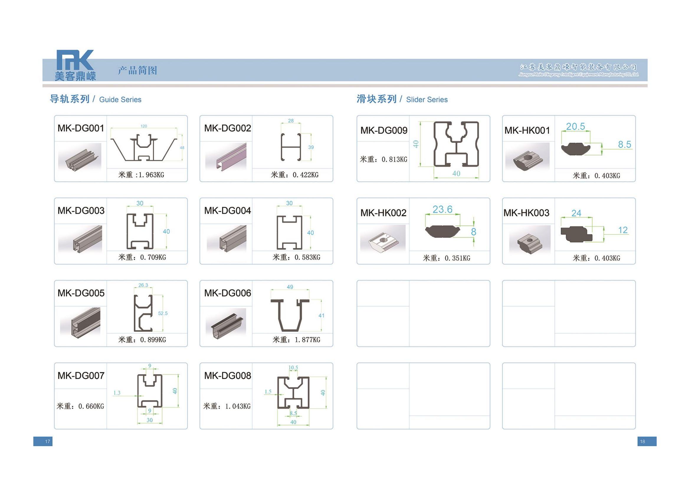导轨，夹具，边压块系列(图1)
