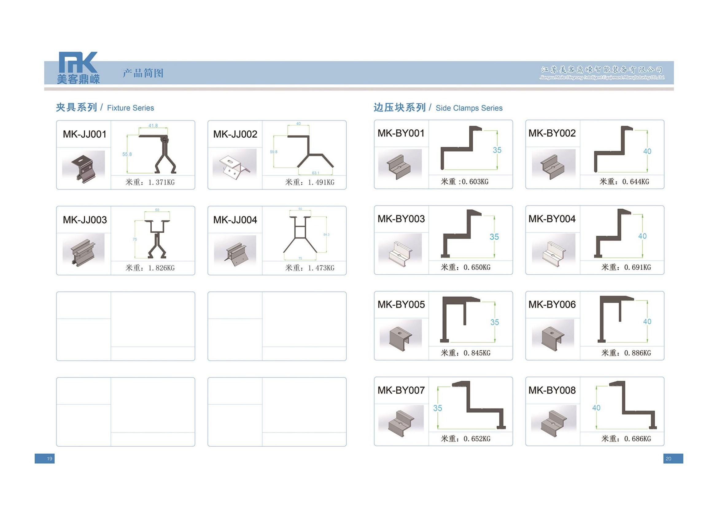 导轨，夹具，边压块系列(图2)